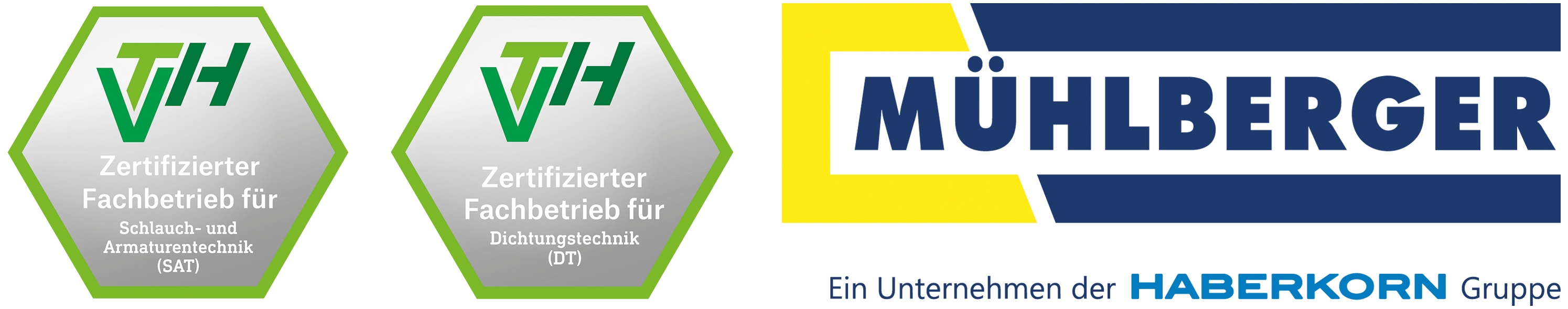 VTH Zertifizierter Fachbetrieb für Schlauch- und Armaturentechnik (SAT): MÜHLBERGER